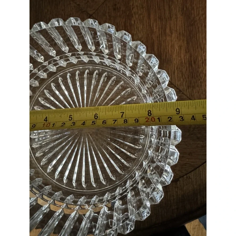 Heavy crystal Fruit bowl 9